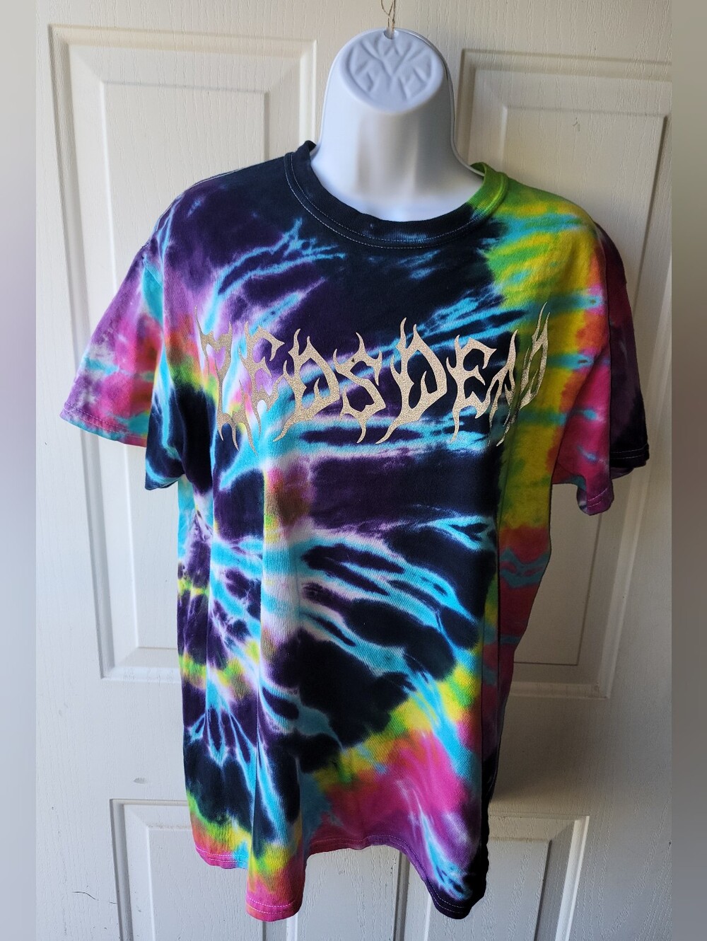 Zeds Dead Tie Dye Reflective Logo Shirt Size Medium